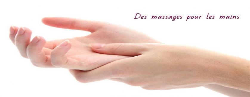 Des massages pour les mains !